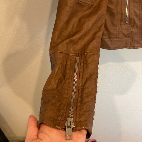Garage traditional brown leather jacket - Picture 4 of 9